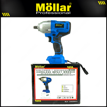 MOLLAR CIW20500-U POLOSAN Cordless Impact Wrench 20V Tanpa Baterai & Charger