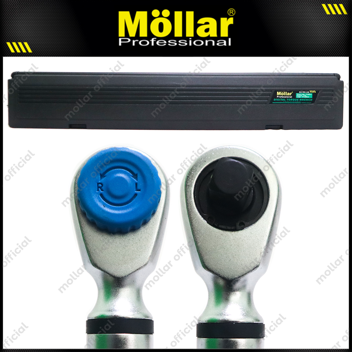 MOLLAR TW05-340D Kunci Momen Torsi Digital 1/2" 17-340 Nm