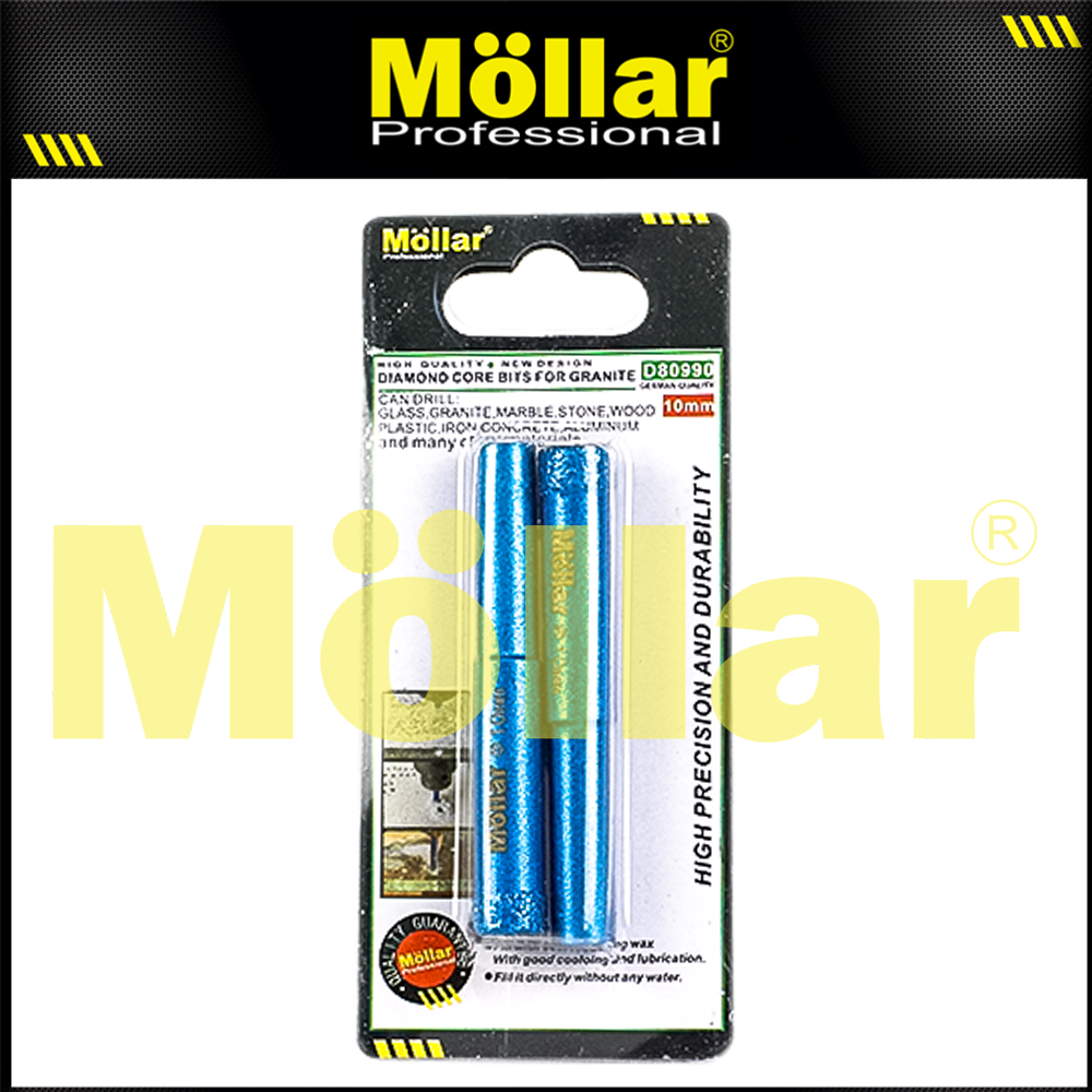 MOLLAR D80990 Mata Bor Granit 10 mm Set 2 pcs / Diamond Core Bit