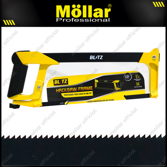 BLITZ D53003-1 Gagang Gergaji Besi Aluminium 12" Kuning Hitam