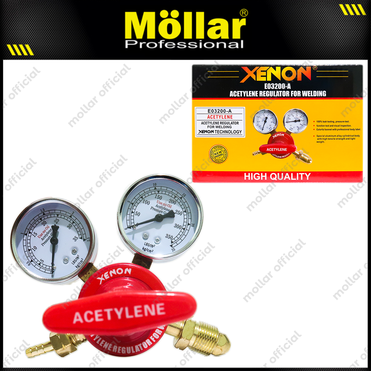 XENON E03200-A Regulator Las Acetylene
