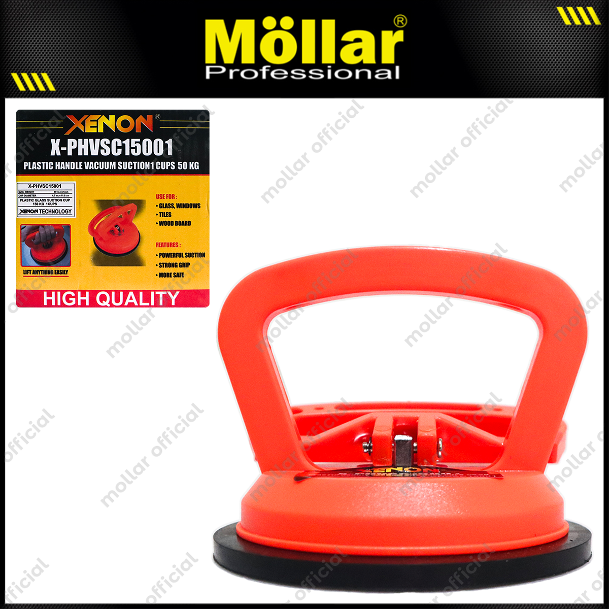 XENON X-PHVSC15001 Kop Kaca Satu Kaki Body Plastik