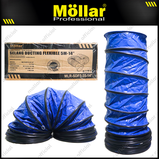 MOLLAR MLR-SDF5-35-14" Selang Blower Ventilator 5 meter - 14"