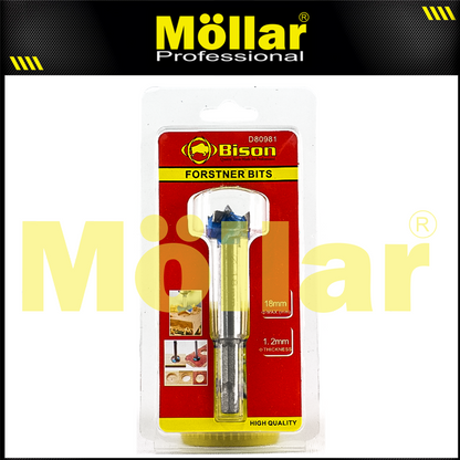 BISON D80981 Mata Bor Kayu Engsel Sendok 18 mm / Forstner Bit