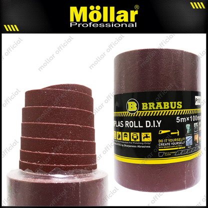 BRABUS D70464 Amplas Roll Eco 100 mm x 5 Meter No. 150