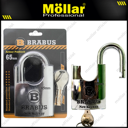 BRABUS Gembok Jaket Jumbo New Keyway 65 mm