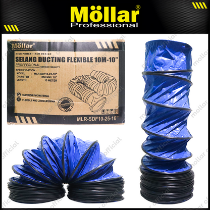 MOLLAR MLR-SDF10-25-10" Selang Blower Ventilator 10 meter - 10"