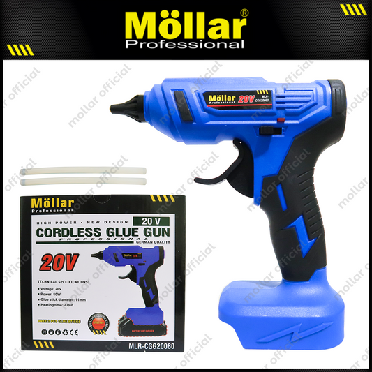 MOLLAR CGG20080-U POLOSAN Cordless Glue Gun 20V Tanpa Baterai & Charger