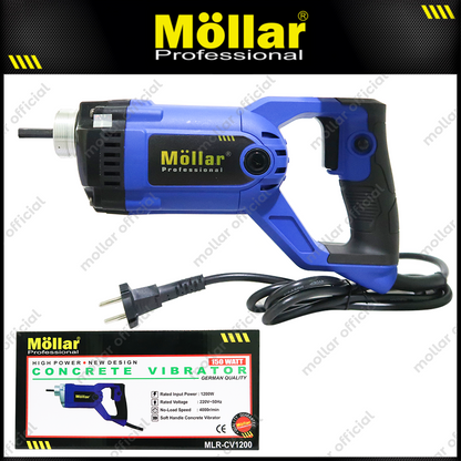 MOLLAR CV1200 Mesin Getar Cor Beton Listrik 1.200 Watt / Concrete Vibrator
