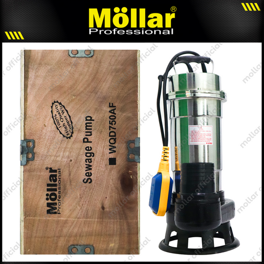 MOLLAR WQD750AF Pompa Celup Air Kotor 3" 750 Watt Otomatis