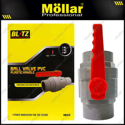 BLITZ PI-931 Stop Kran Plastik 3" / Ball Valve PVC