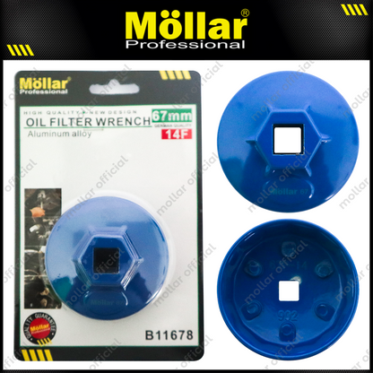 MOLLAR B11678 Kunci Oli Filter Mangkok 67 mm