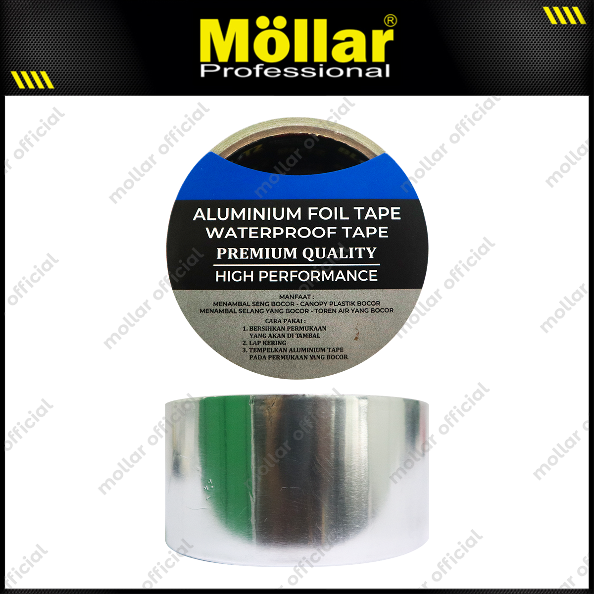 BLITZ Lakban Aluminium Foil 2" x 5 meter Silver