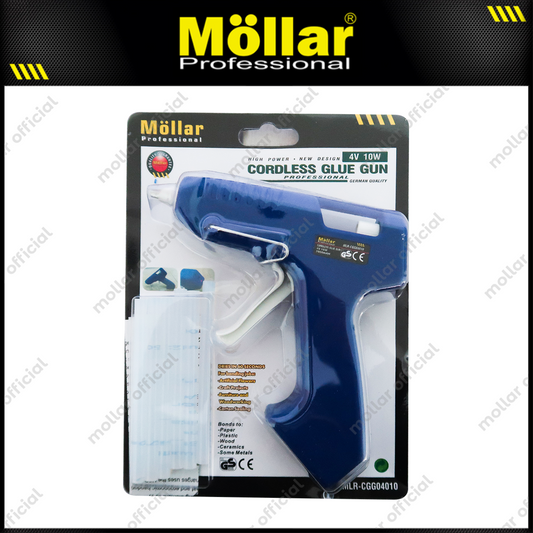 MOLLAR CGG04010 Mesin Lem Tembak Kecil Baterai 4V / Cordless Glue Gun