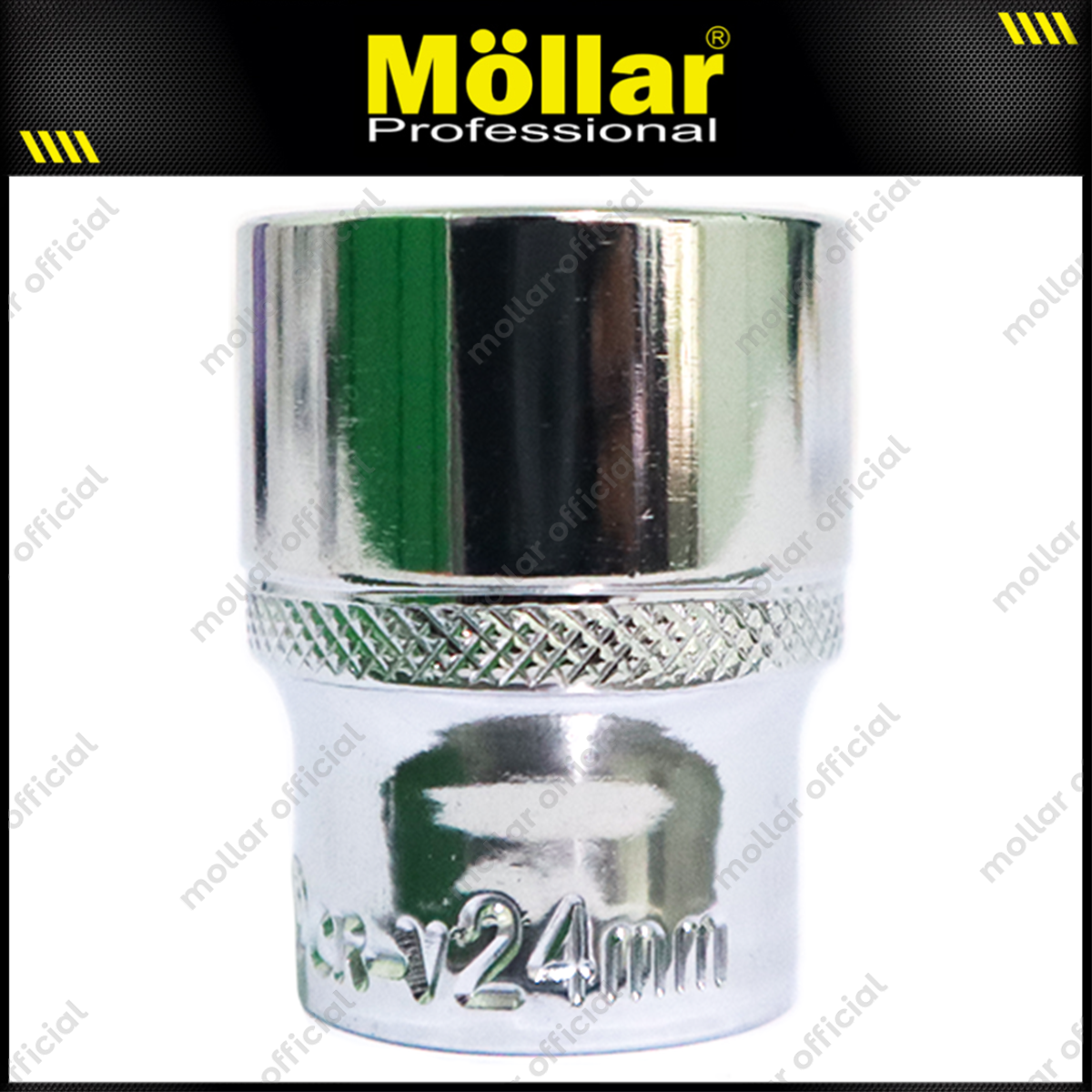 MOLLAR Eco Mata Sok 1/2" 6PT 24 mm