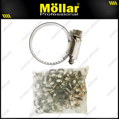 BISON Klem Selang 1-1/4" Inch Stainless Steel Hose Clips - Isi 100 Pcs