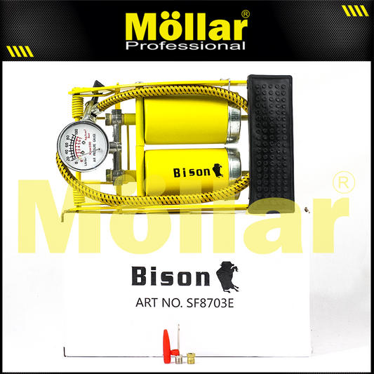 BISON SF8703E Pompa Sepeda Injak 2 Tabung