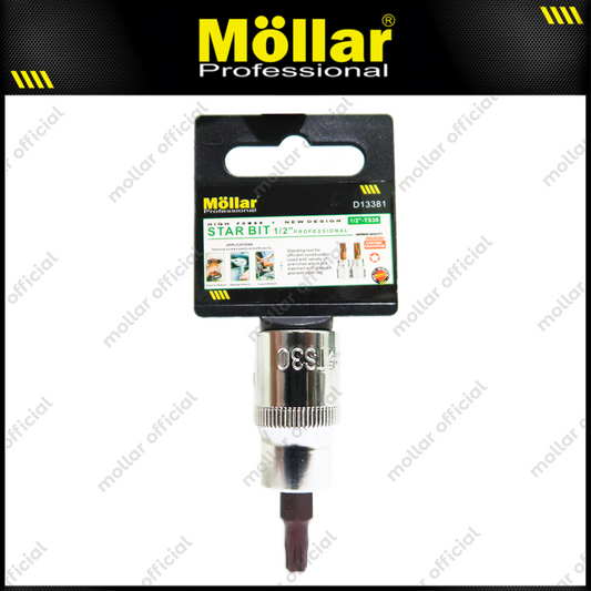 MOLLAR D13381 Mata Sok Bintang 1/2" T30