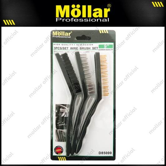 MOLLAR D85000 Sikat Kawat 9" Set 3 pcs