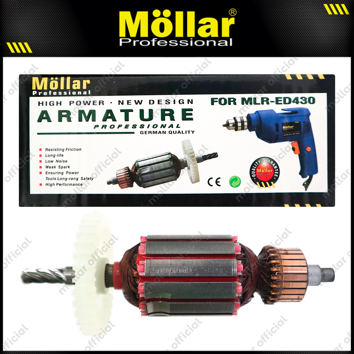 MOLLAR Armature Mesin Bor ED430