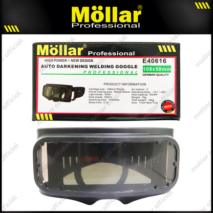 MOLLAR E40616 Goggle Las Auto Darkening