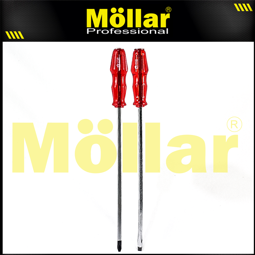 [PAKET] 2 Set Bison 12" Obeng Tembus Plus Min Ketok Go Thru Screwdriver