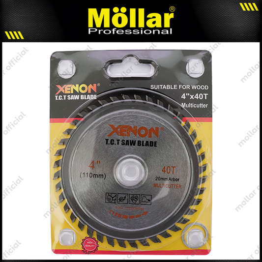 XENON Mata Gerinda Potong Kayu 4"x40T / Multi Cutter TCT Saw Blade