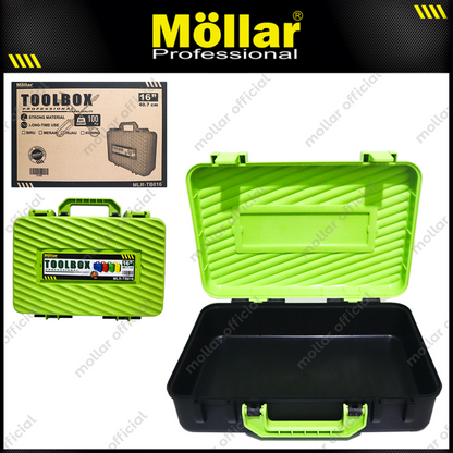MOLLAR MLR-TB016 Tool Box Plastik 16" - Hijau 31-600-G