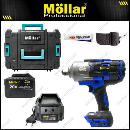 MOLLAR CIW21500 Mesin Buka Baut Truk Baterai 20V / Cordless Impact Wrench