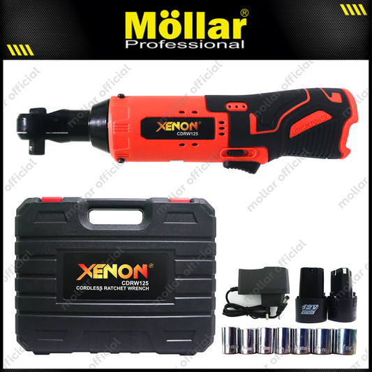 XENON CDRW125 Mesin Buka Pasang Baut Sok 3/8" Baterai 12V / Cordless Ratchet Wrench