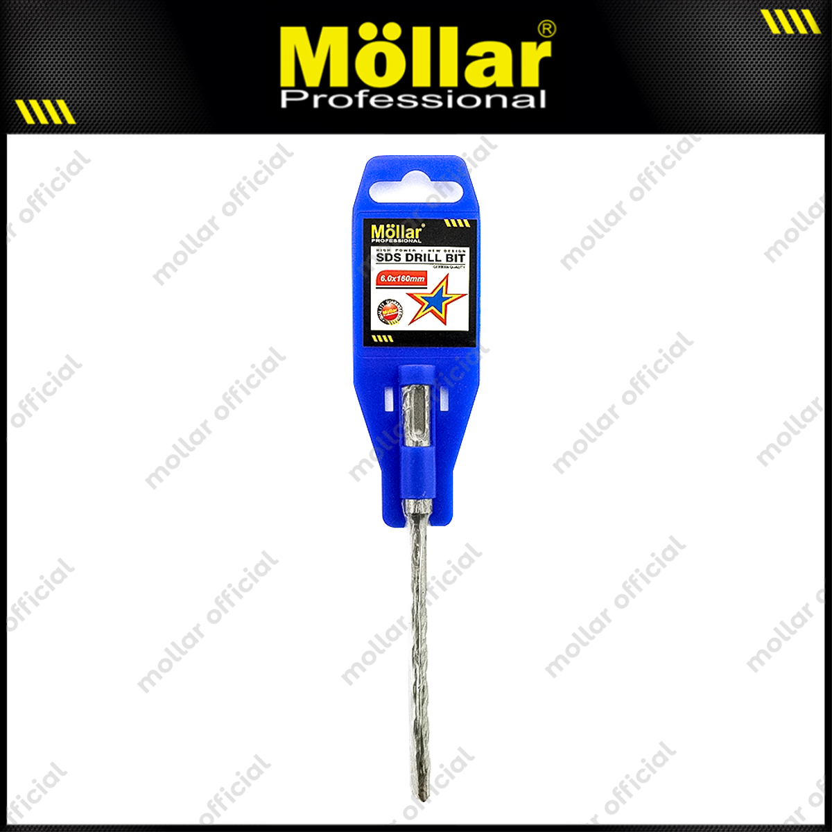 MOLLAR Mata Bor SDS Plus 6 mm x 160 mm