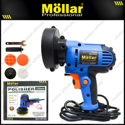MOLLAR P450 Mesin Poles Listrik 5" Variable Speed / Polisher