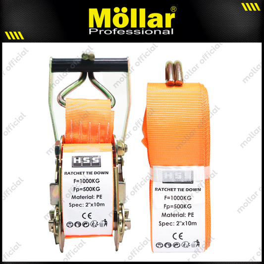 HSS Ratchet Tie Down 2" x 10 meter / Rachet Tali Pengikat