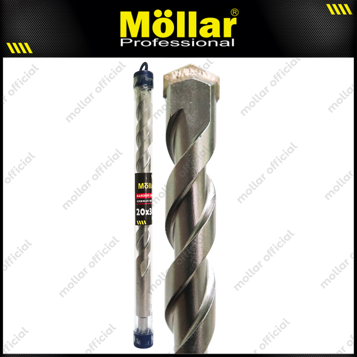 MOLLAR Mata Bor Beton Panjang 20 mm x 300 mm