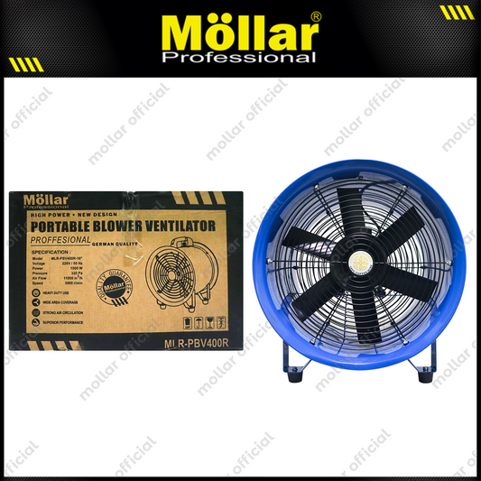 MOLLAR PBV400R Mesin Blower Ventilator Portable 16"