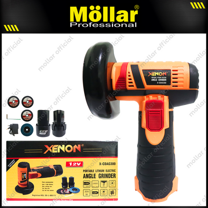 XENON CDAG300 Mesin Gerinda 3" Baterai 12V / Cordless Angle Grinder