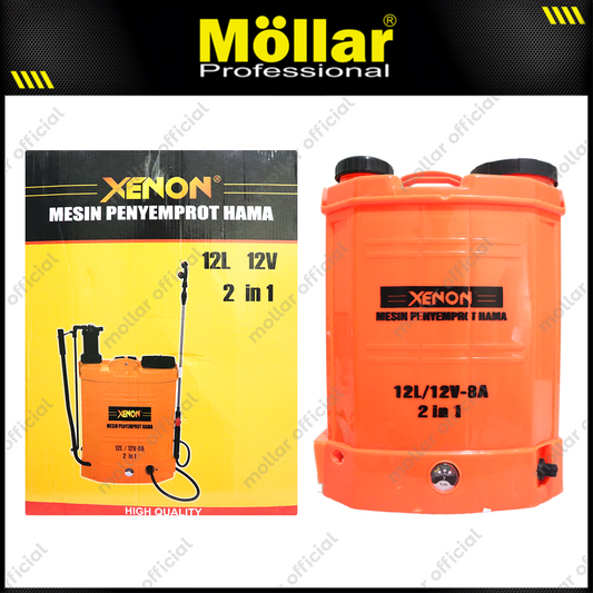 XENON XN1008A2 Mesin Semprotan Hama Elektrik 2in1 12V 10 Liter
