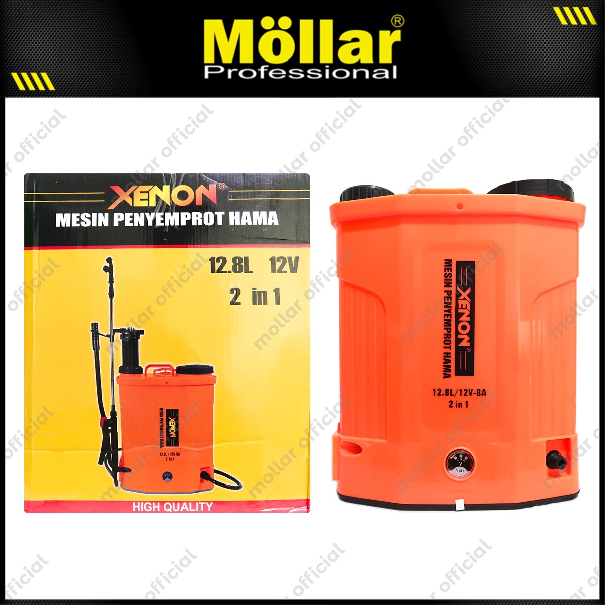 XENON XN1208A2 Mesin Semprotan Hama Elektrik 2in1 12V 12.8 Liter