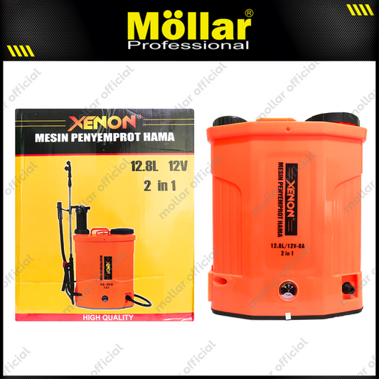 XENON XN1208A2 Mesin Semprotan Hama Elektrik 2in1 12V 12.8 Liter