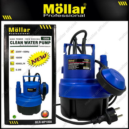MOLLAR WP100A Pompa Celup Air Bersih 100 Watt Otomatis