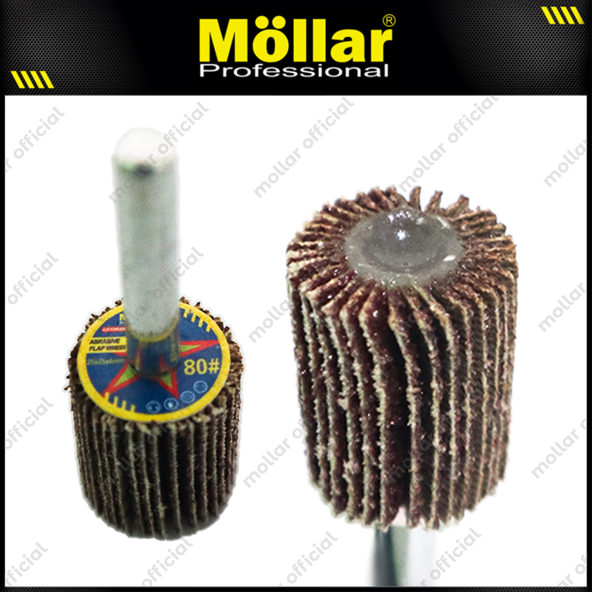 MOLLAR Amplas Flap Wheel Tuner 20x25x6 mm No. 80