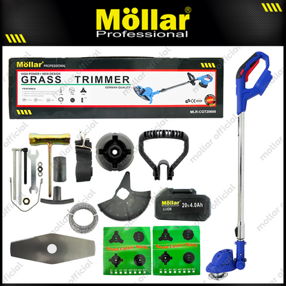 MOLLAR CDGT20600/CDGT900 Mesin Potong Rumput Baterai 20V Brushless