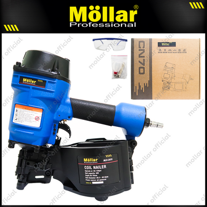 MOLLAR CN70 Mesin Coil Stapler Gun Angin Kompresor