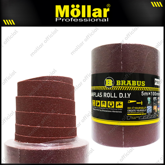 BRABUS D70464 Amplas Roll Eco 100 mm x 5 Meter No. 100
