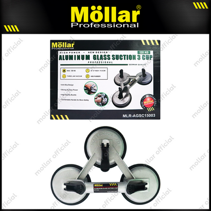 MOLLAR AGSC15003 Kop Kaca Tiga Kaki Body Aluminium