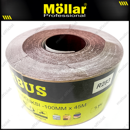 BRABUS No. 240 Amplas Roll 45 Meter Kain Abrasive Cloth Kayu Tembok