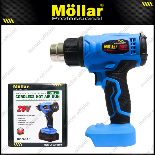 MOLLAR CHG20880-U POLOSAN Cordless Hot Gun Digital 20V Tanpa Baterai & Charger