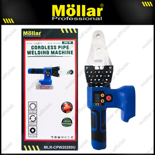 MOLLAR CPW20280-U POLOSAN Cordless Pipe Welder 20V Tanpa Baterai & Charger