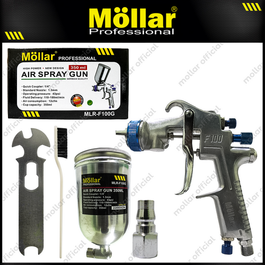 MOLLAR F100G Spray Gun Tabung Atas / Semprotan Cat