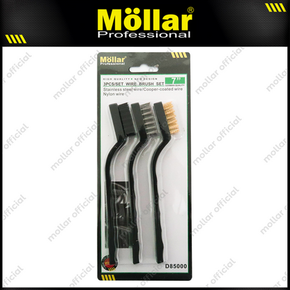 MOLLAR D85000 Sikat Kawat Mini 7" Set 3 pcs